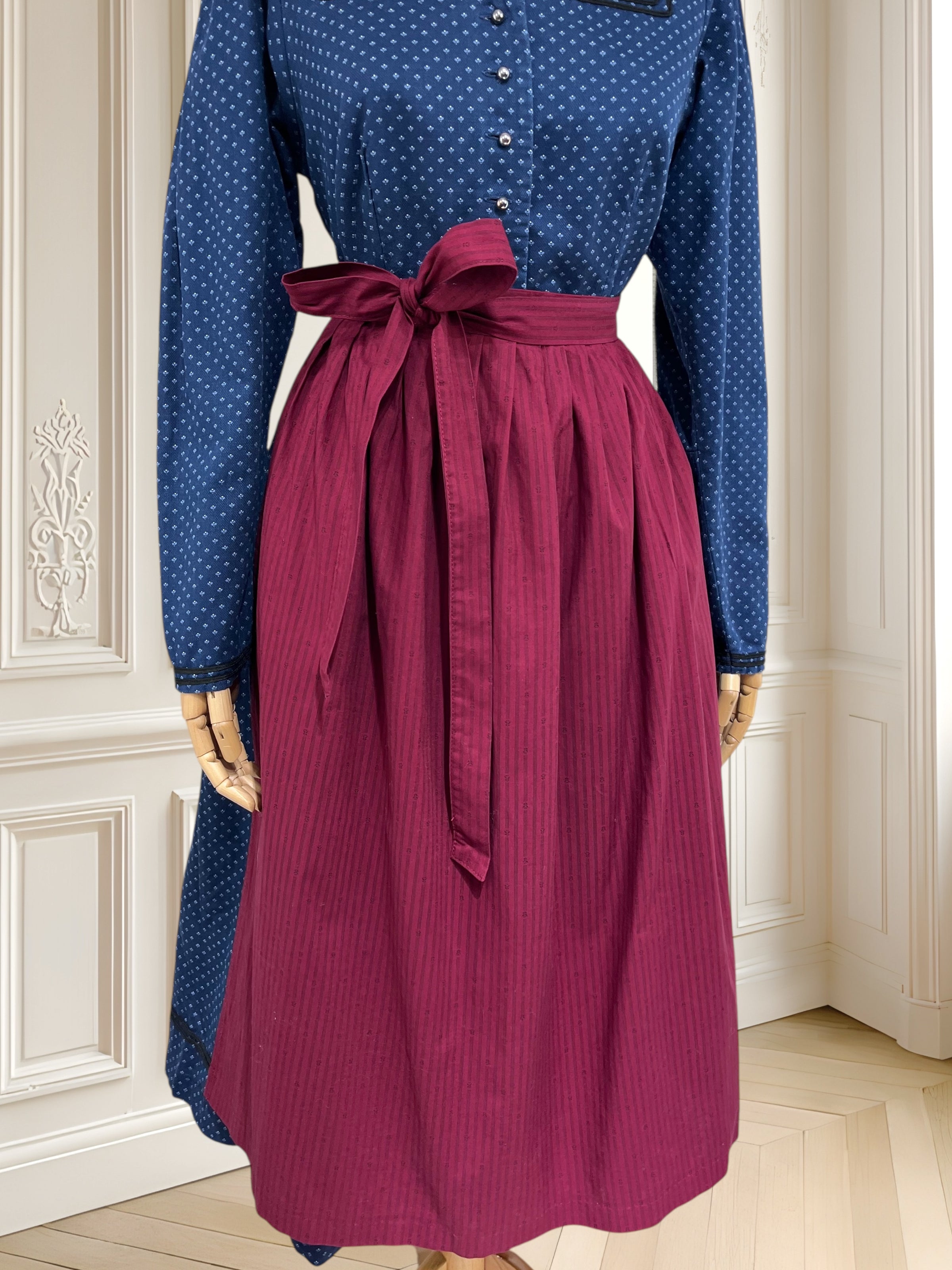 Rochie vintage din bumbac mărimea L