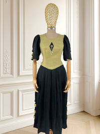 Rochie vintage din in mărimea M