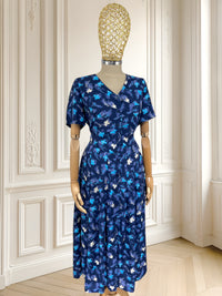 Rochie vintage din vâscoză mărimea M