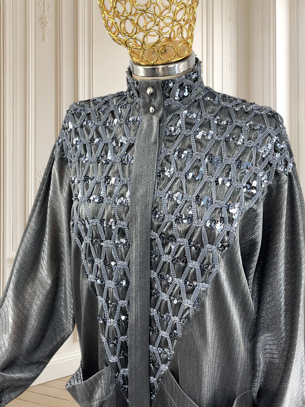 Cămașă cu efect metalizat potrivită pentru L/XL