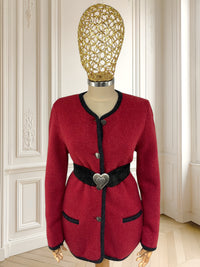 Cardigan vintage din lână pură mărimea M