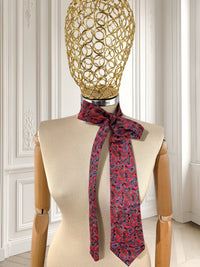 Cravată din mătase cu print paisley