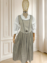 Rochie vintage din in mărimea L