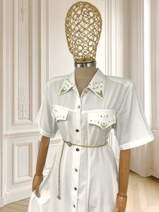 Rochie vintage din vâscoză mărimea L