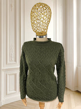 Încarcă imaginea în vizualizatorul Galerie, Bluză tricotată din amestec de lână mărimea S
