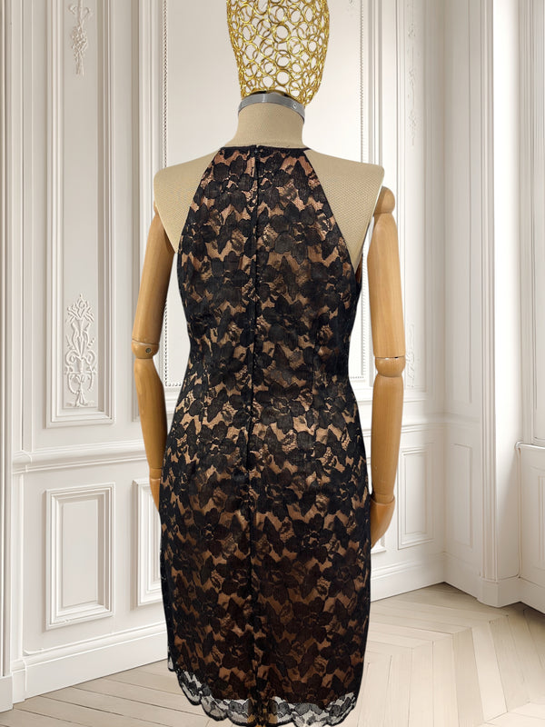 Rochie elegantă cu dantelă mărimea M