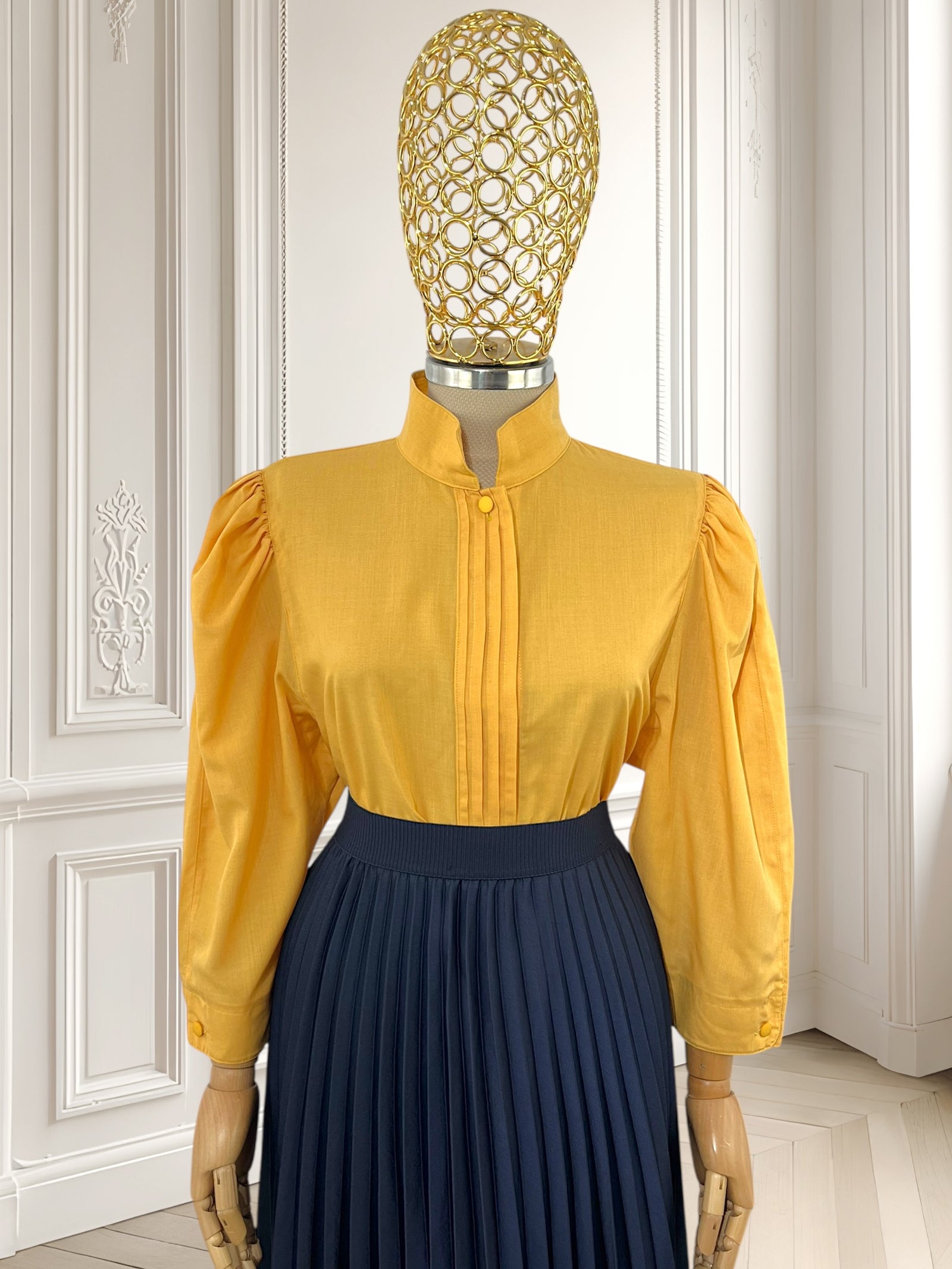 Cămașă vintage din amestec de vâscoză mărimea L