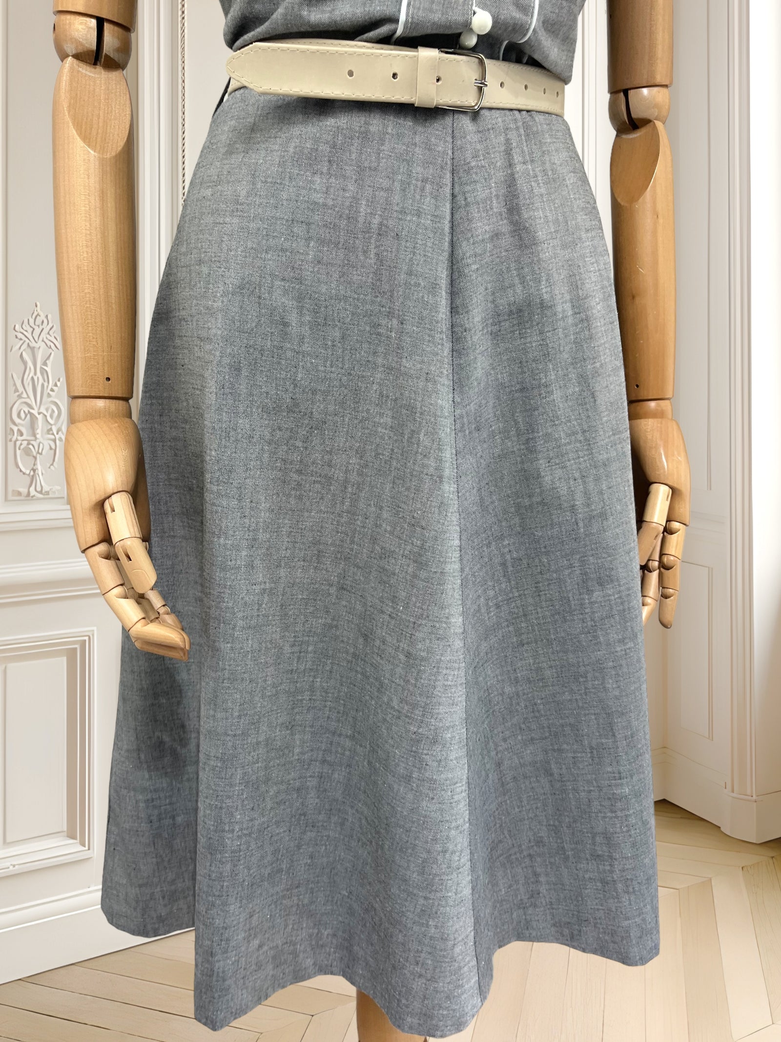 Rochie vintage din bumbac și vâscoză mărimea M