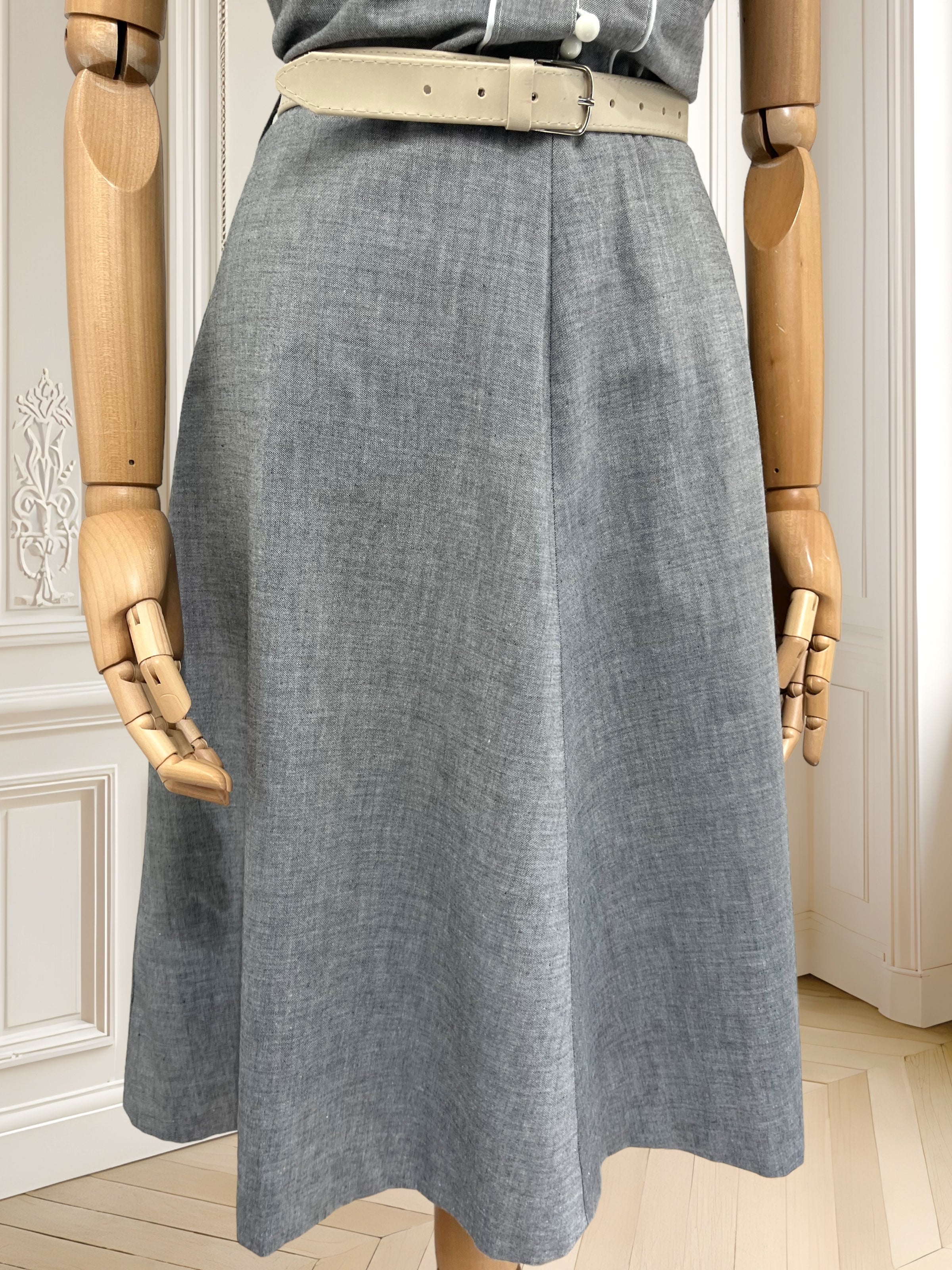 Rochie vintage din bumbac și vâscoză mărimea M