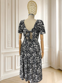 Rochie vintage din vâscoză potrivită pentru S/M