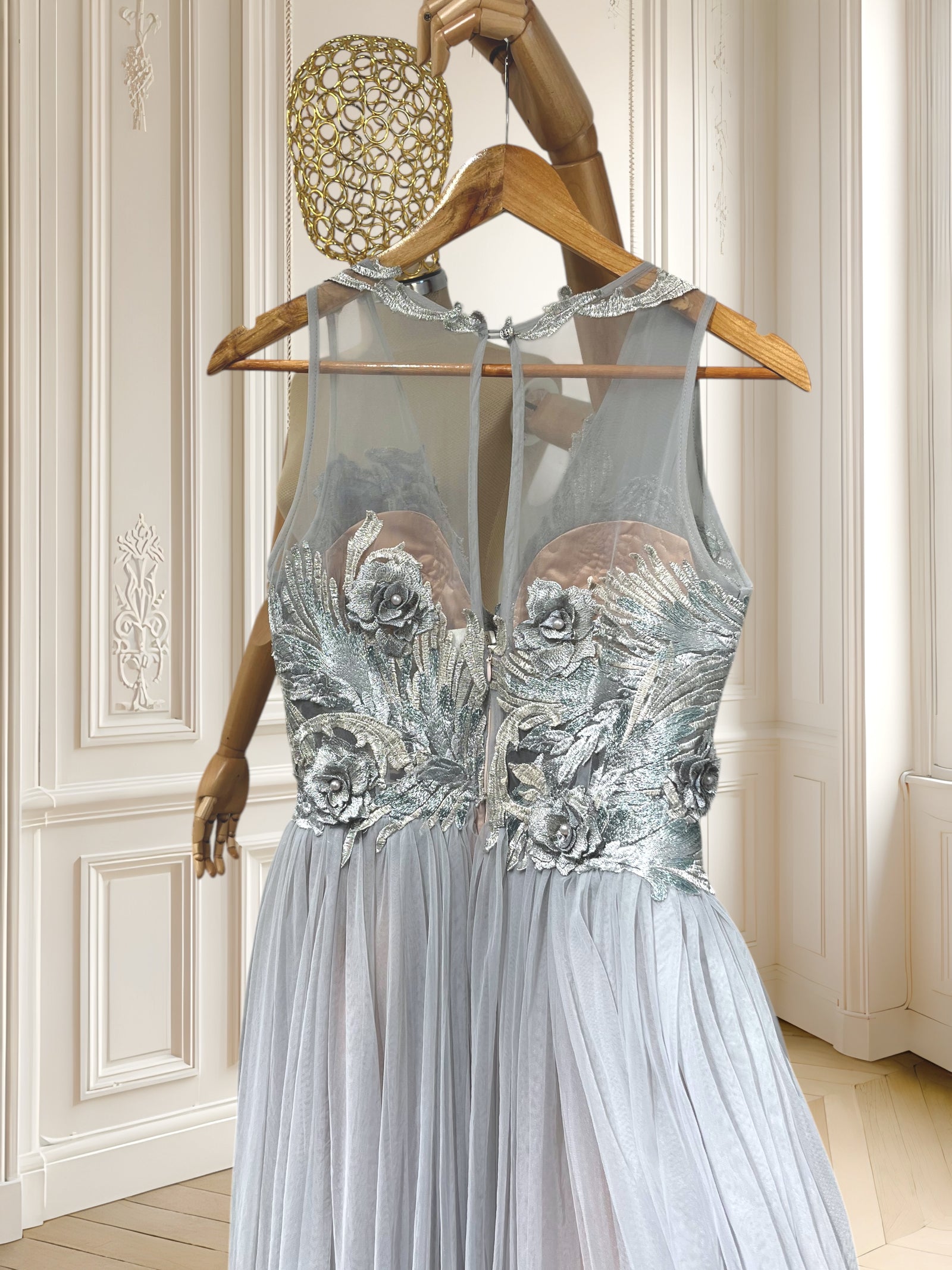 Rochie de seară deosebită din tulle mărimea S