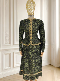 Rochie vintage din brocart mărimea M