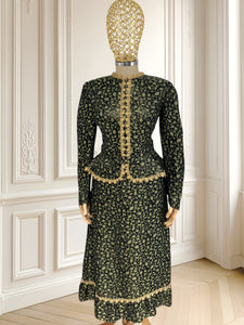 Rochie vintage din brocart mărimea M