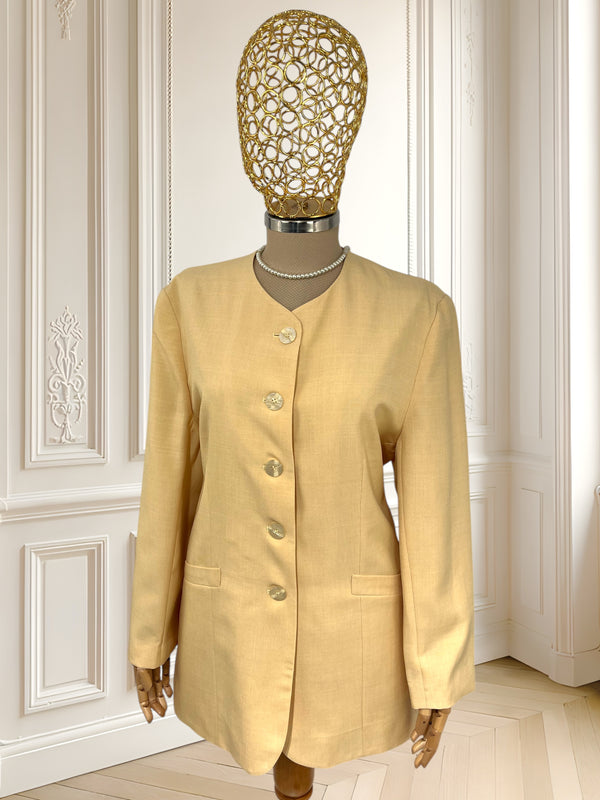 Sacou vintage pastelat mărimea L