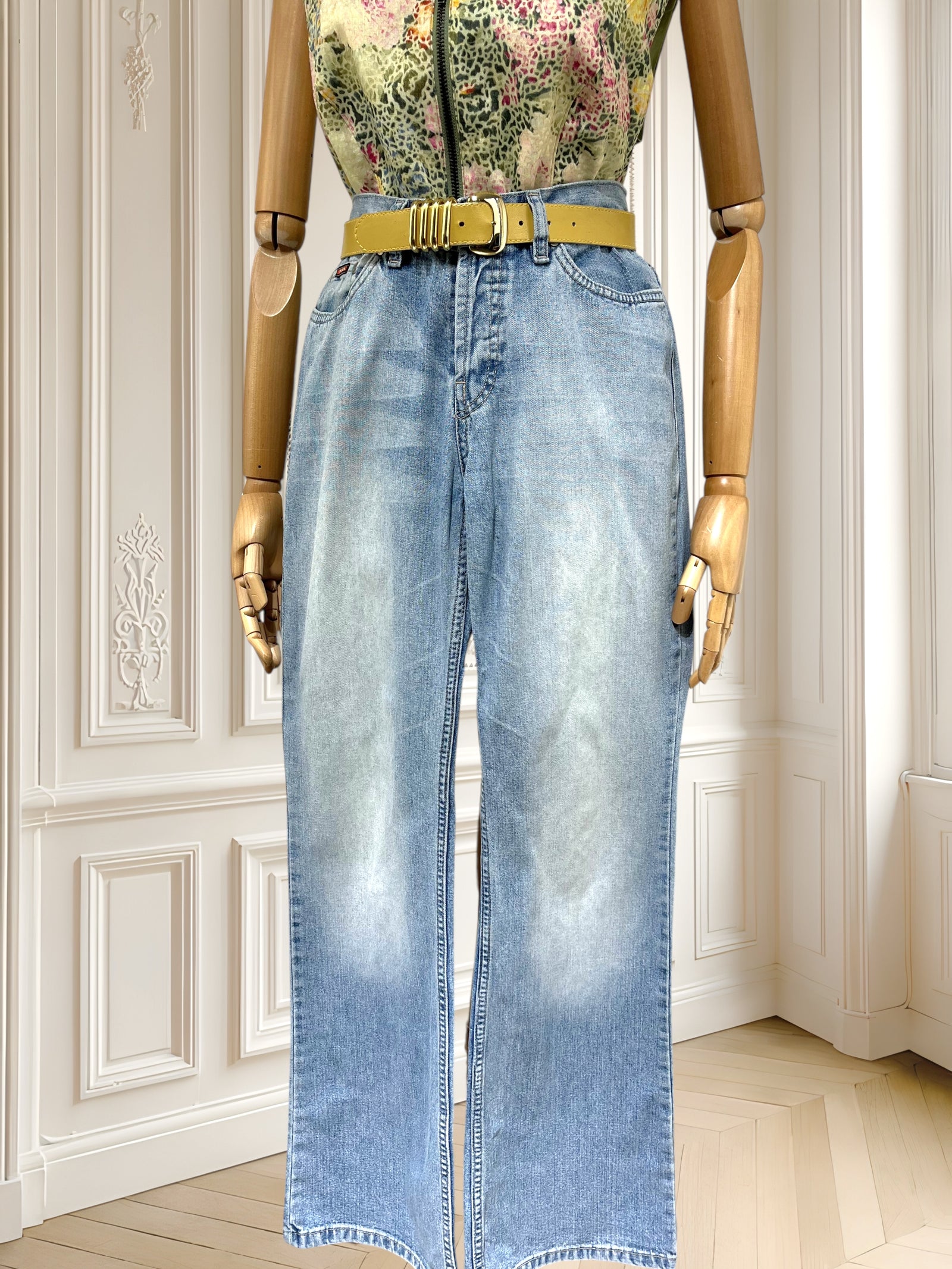 Jeans vintage de brand cu talie joasă mărimea S