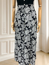 Rochie vintage din vâscoză potrivită pentru M/L