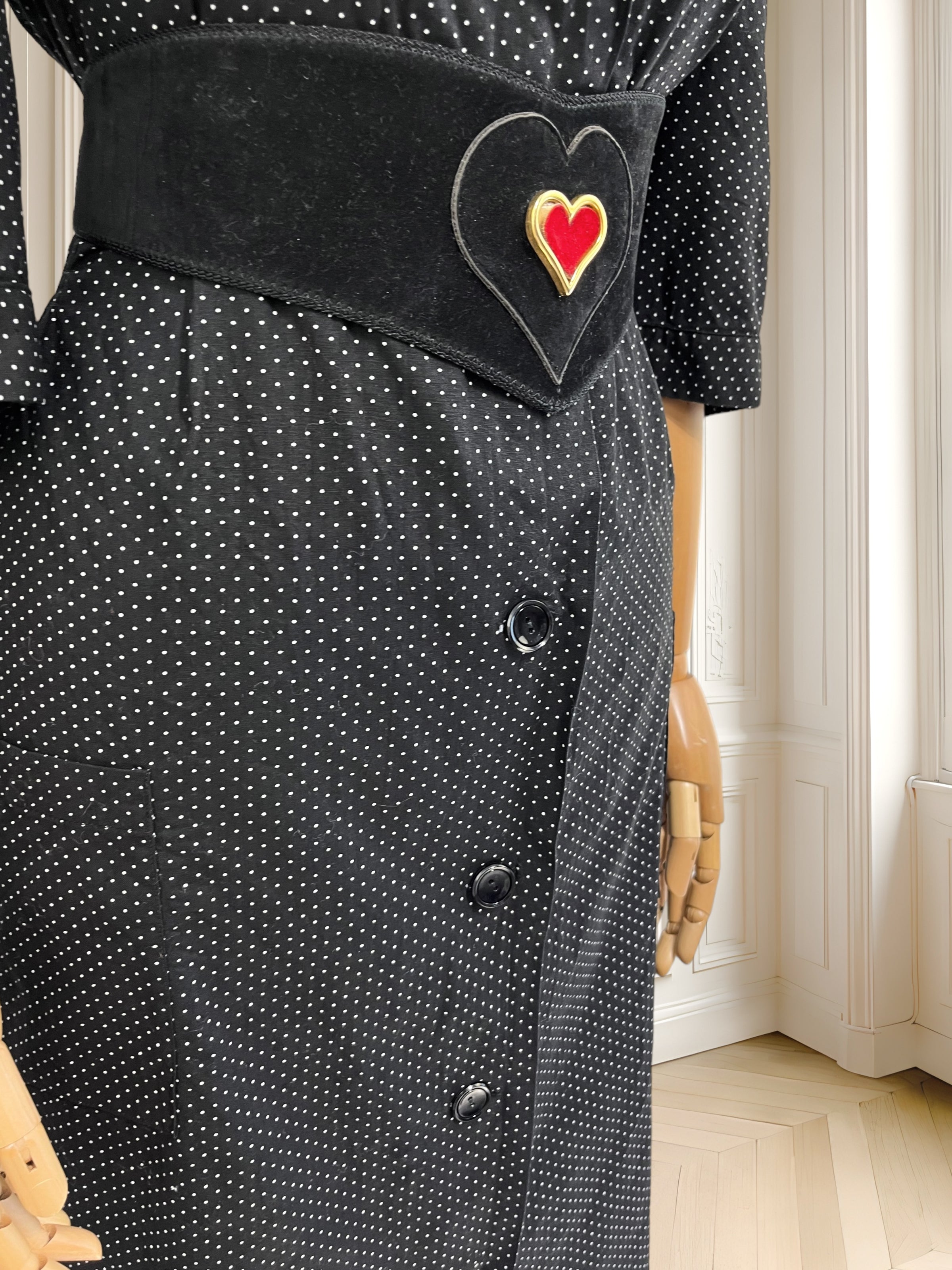 Rochie vintage din bumbac mărimea L