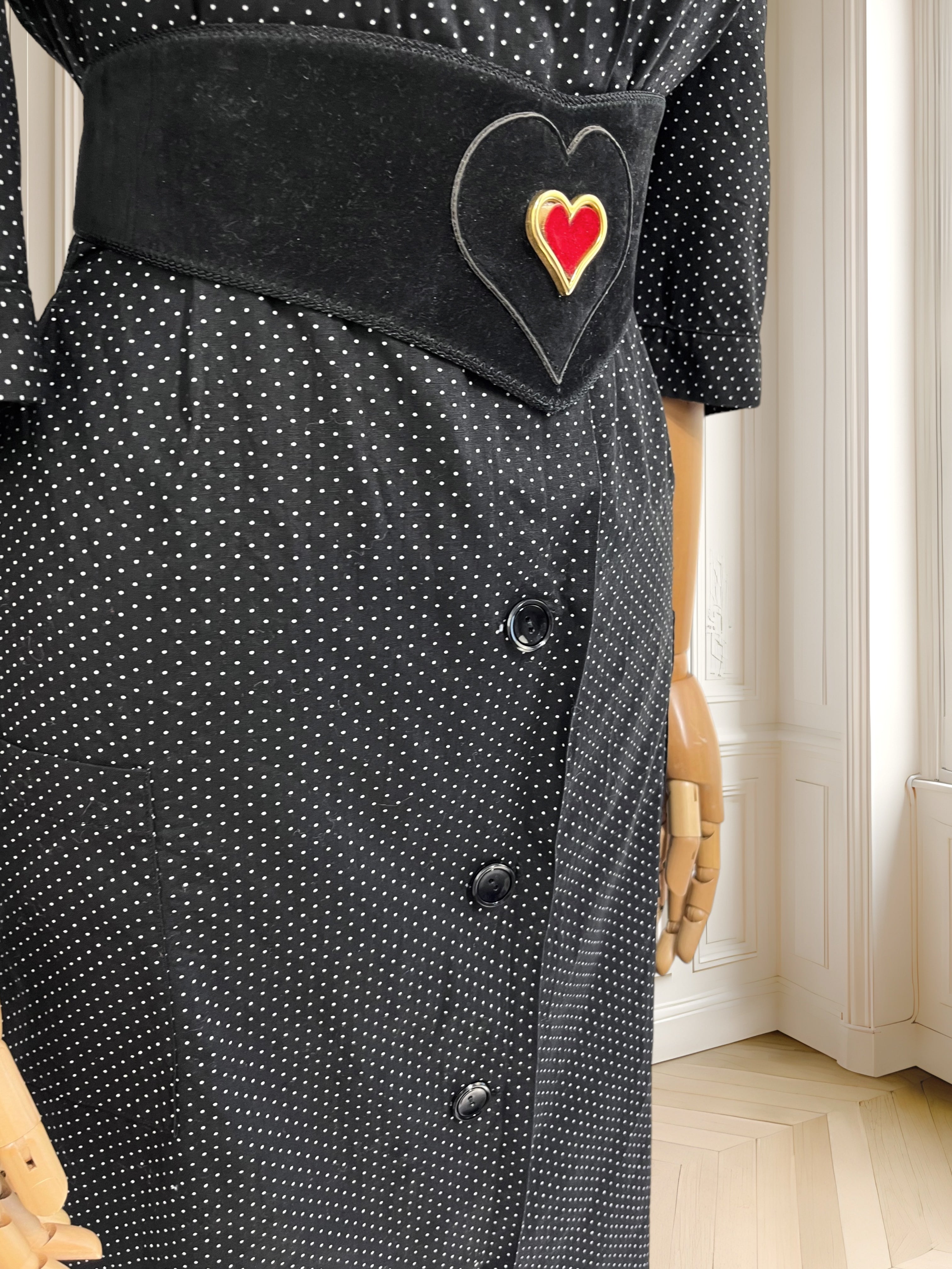 Rochie vintage din bumbac mărimea L