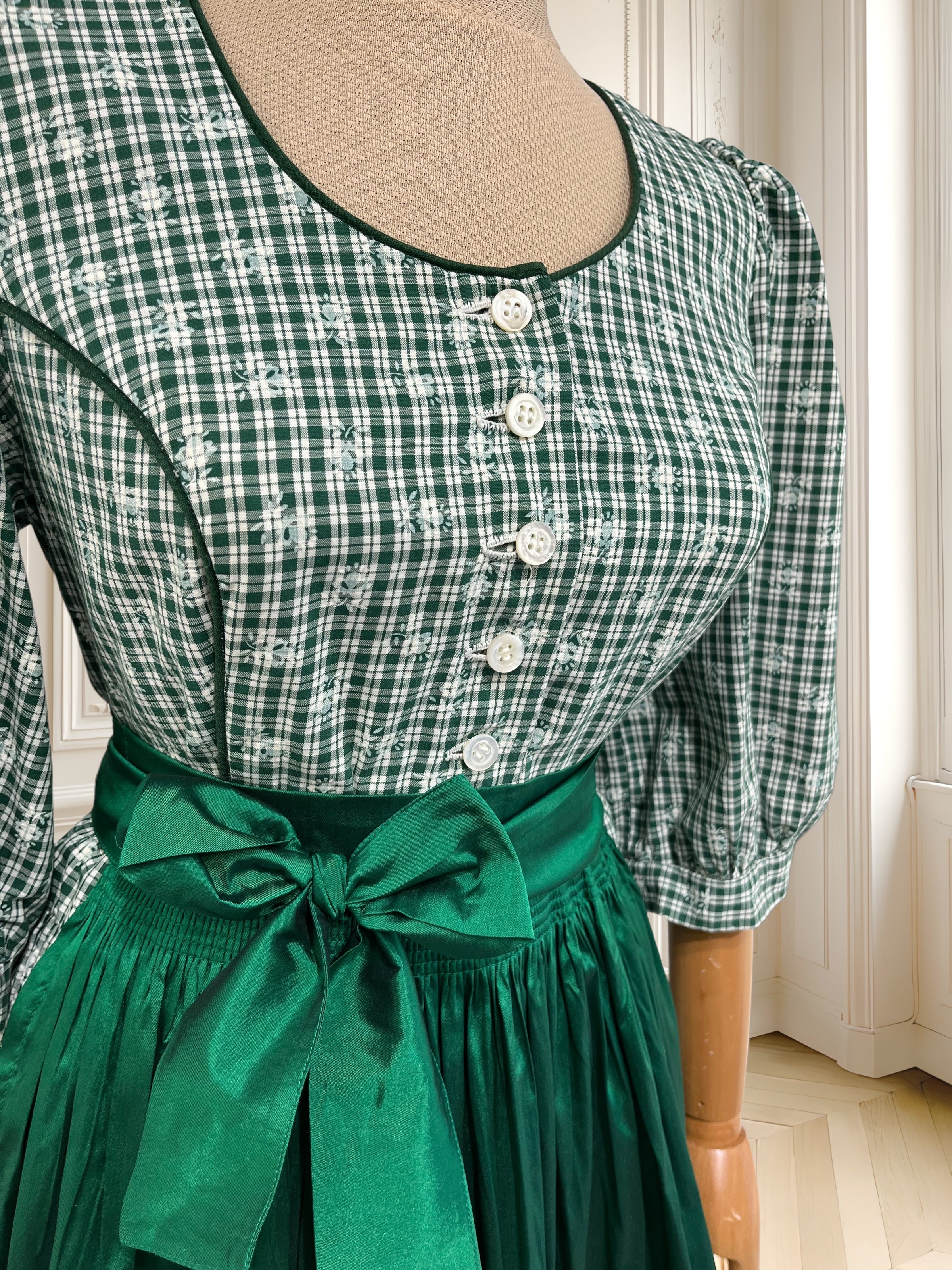 Rochie vintage din bumbac mărimea L