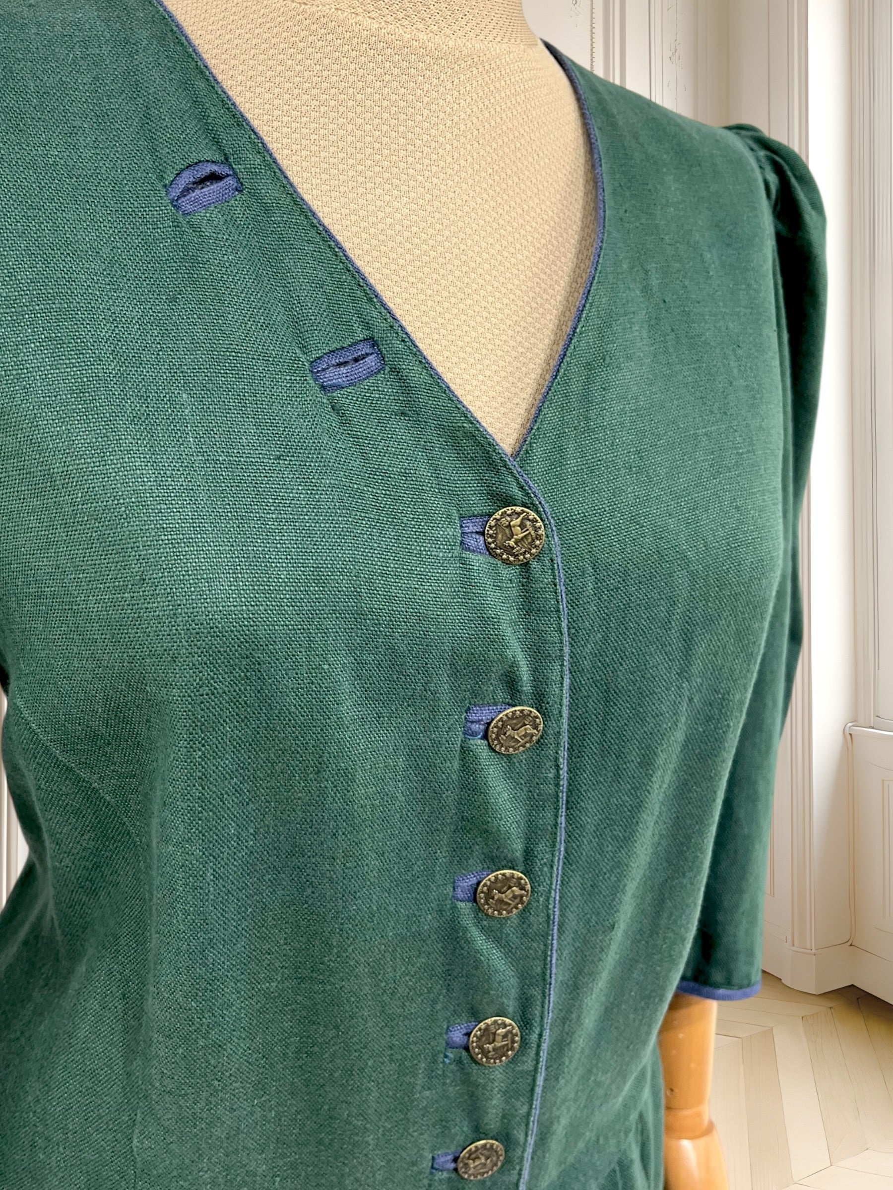 Rochie vintage din bumbac mărimea XL