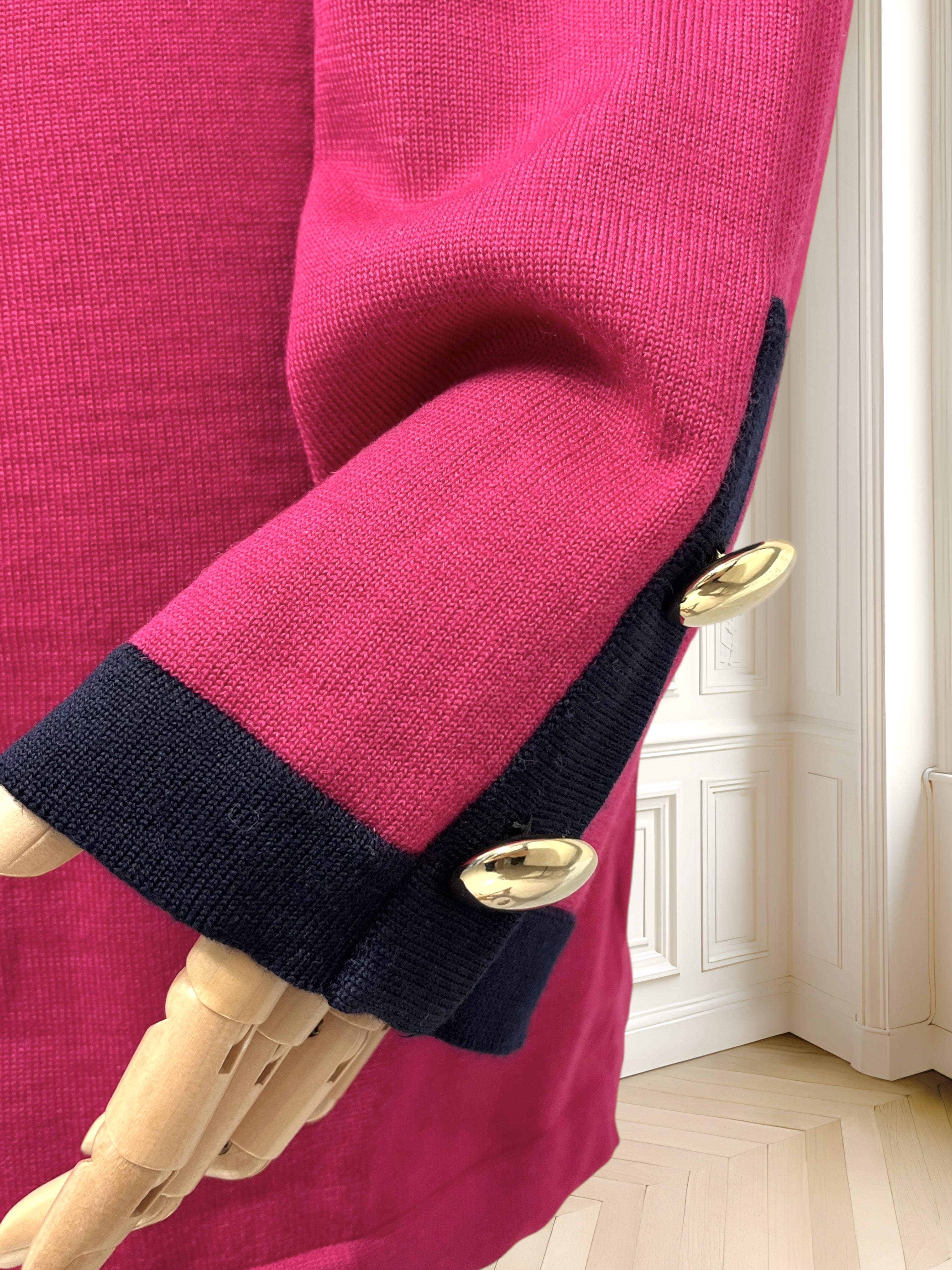 Cardigan vintage din lână pură mărimea L