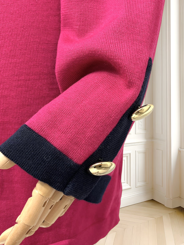 Cardigan vintage din lână pură mărimea L