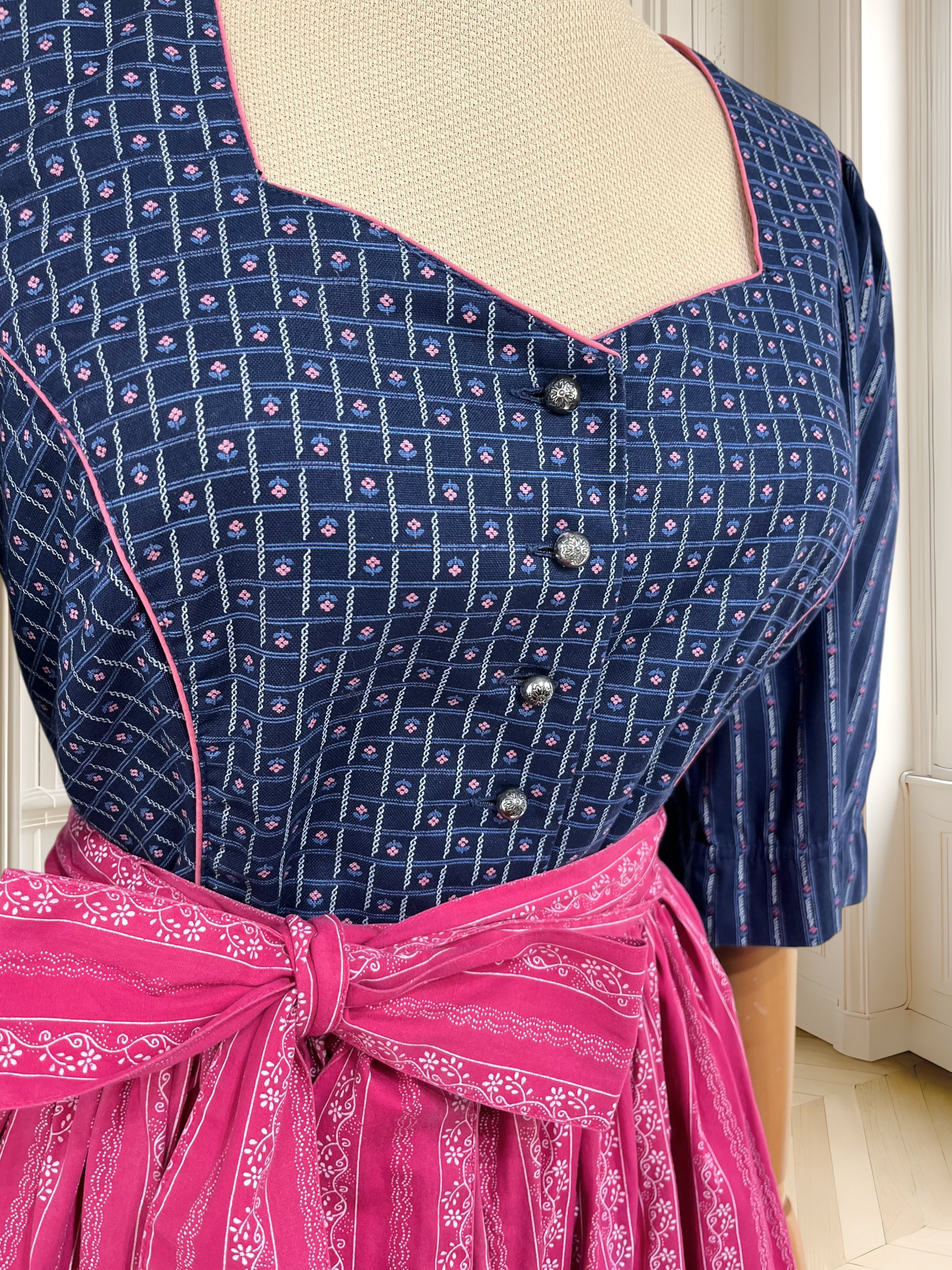 Rochie vintage din bumbac mărimea XL