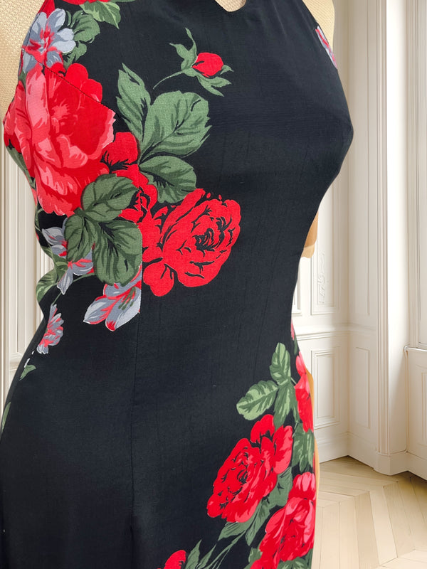 Rochie asimetrică din vâscoză mărimea S