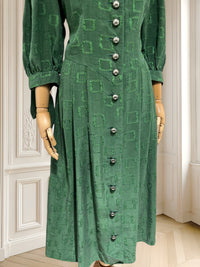 Rochie vintage din vâscoză potrivită pentru L/XL