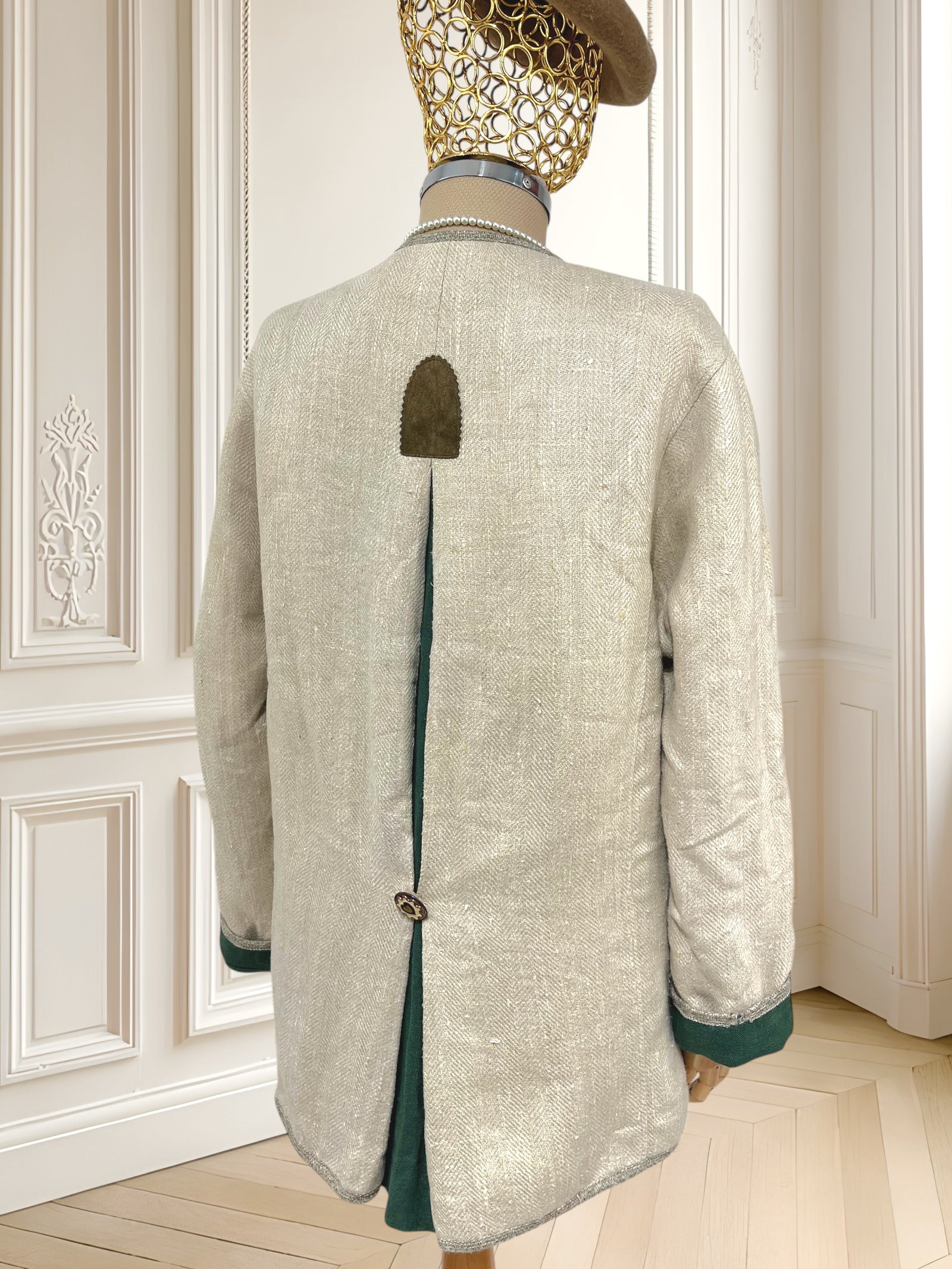 Sacou vintage din in potrivit pentru L/XL