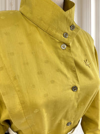 Cămașă vintage muștar potrivită pentru L/XL