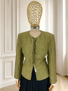 Sacou vintage olive din in mărimea M