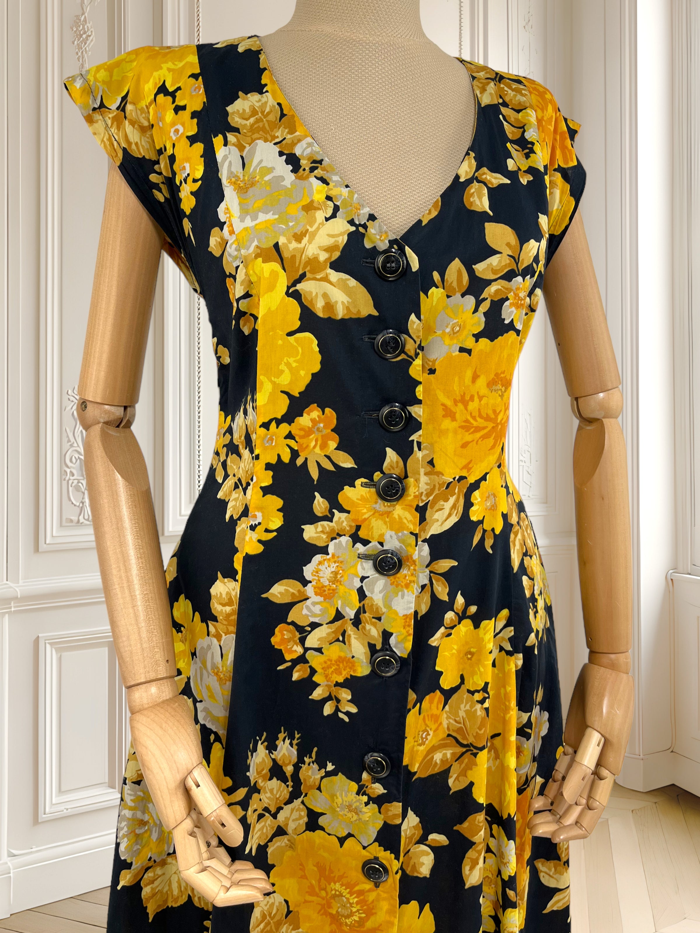 Rochie vintage din bumbac mărimea S