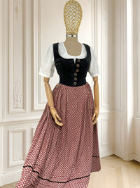 Rochie vintage din bumbac mărimea XS