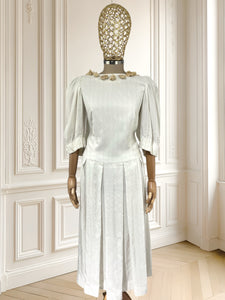 Rochie vintage lucrată manual mărimea L