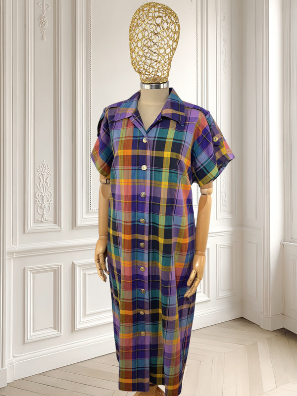 Rochie vintage din bumbac mărimea XL
