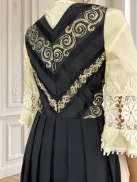 Rochie bavareză cu top și șorț mărimea M