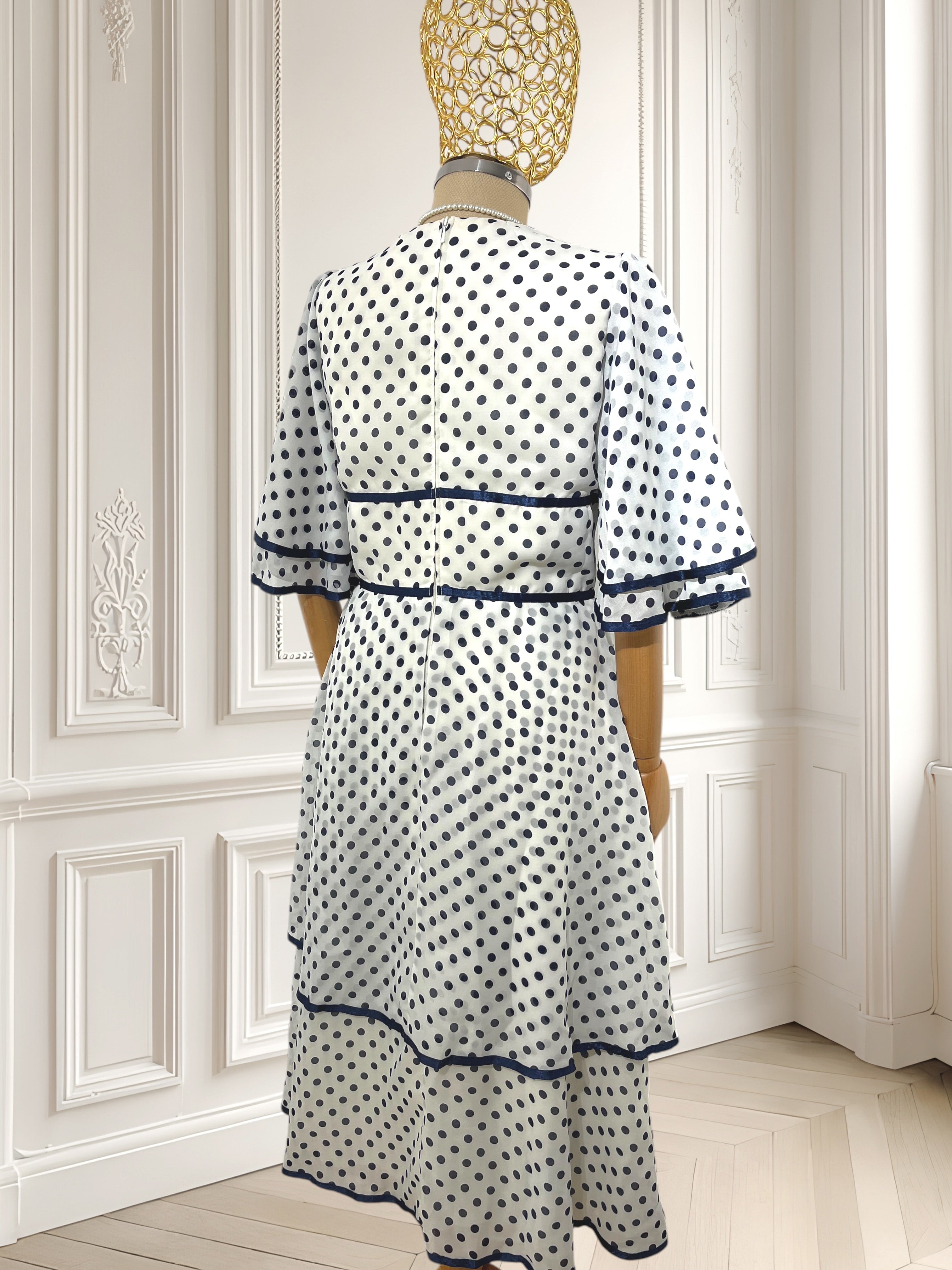 Rochie vintage cu buline mărimea M