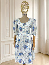 Încarcă imaginea în vizualizatorul Galerie, Rochie vintage din bumbac mărimea L
