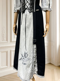 Rochie vintage din bumbac și in mărimea L