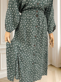 Rochie din vâscoză cu floricele mărimea M