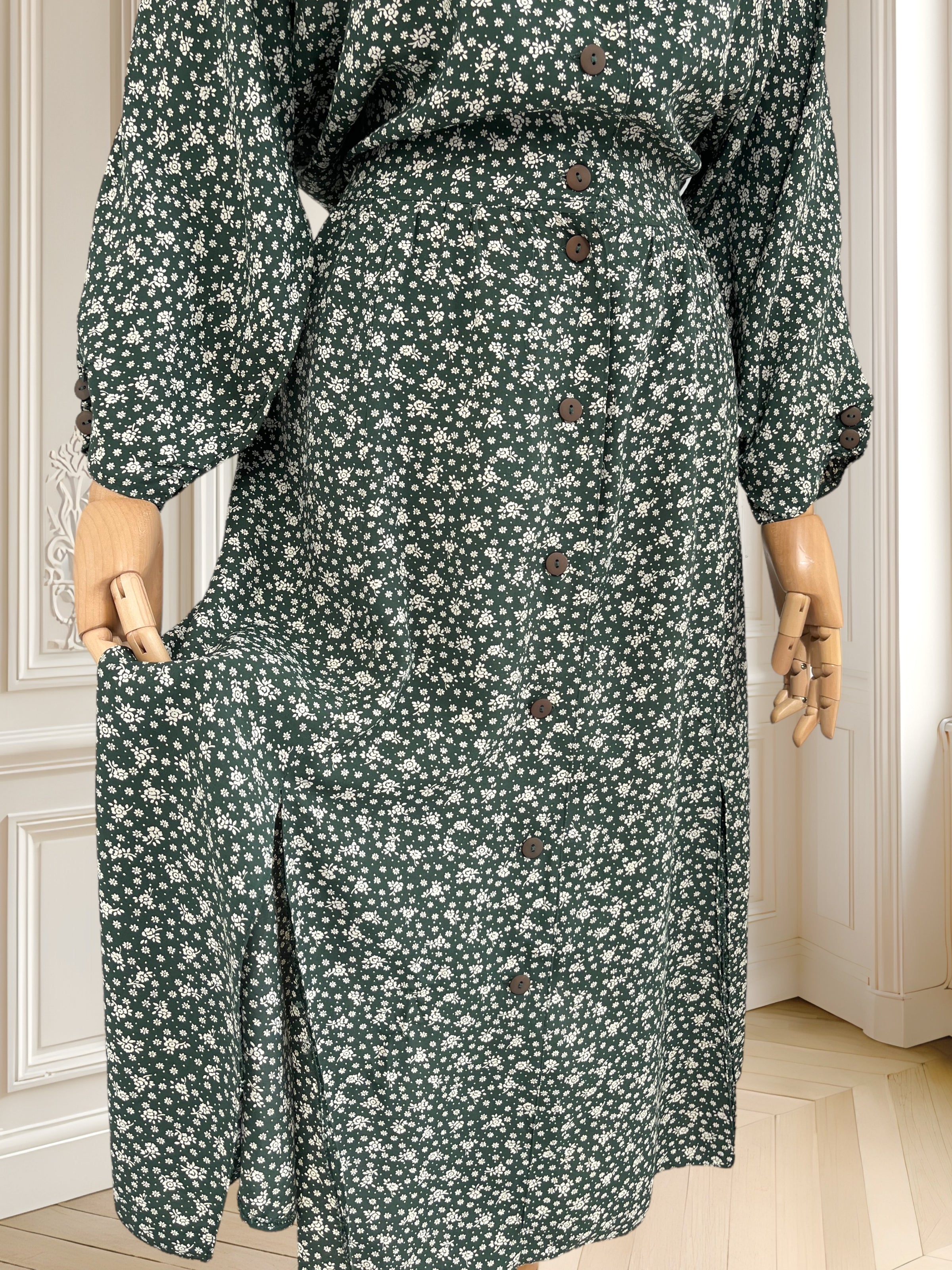Rochie din vâscoză cu floricele mărimea M