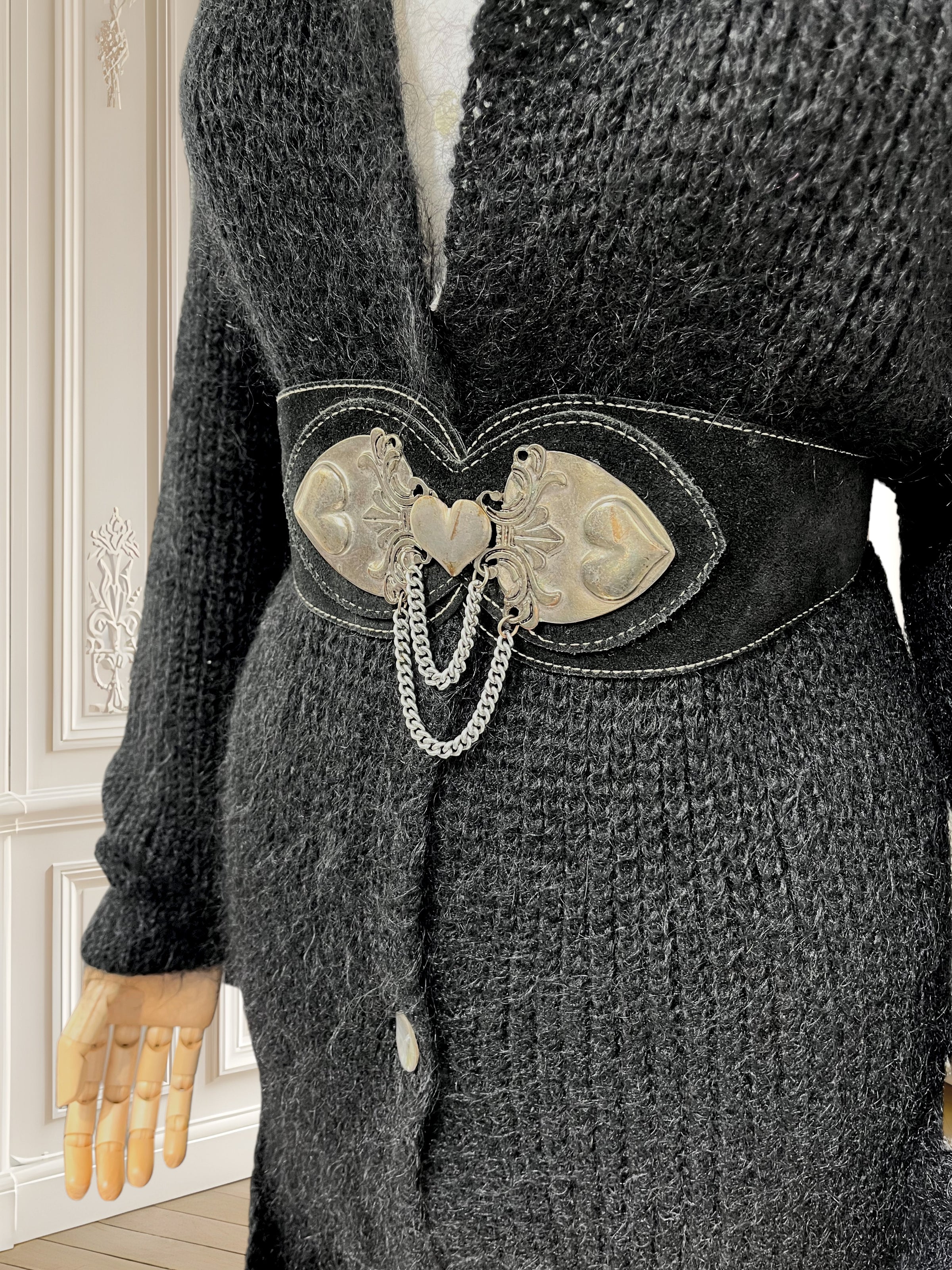 Cardigan din mix de mohair mărimea L