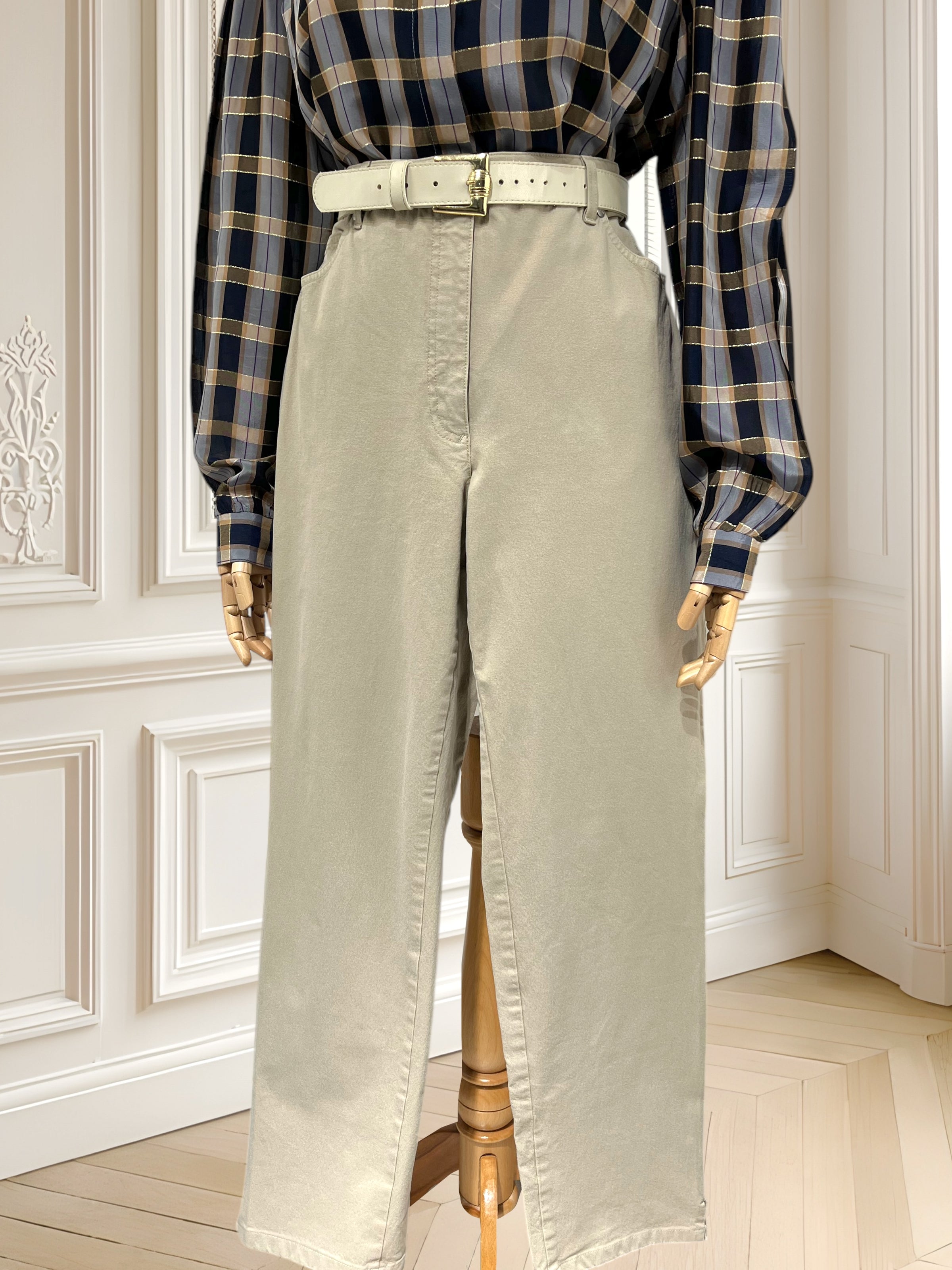 Pantaloni vintage cu talie înaltă mărimea L