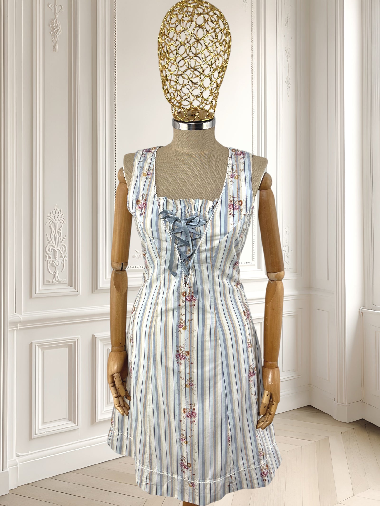 Rochie vintage din bumbac mărimea S