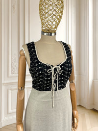 Rochie vintage din amestec de in mărimea M