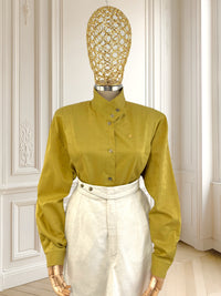 Cămașă vintage muștar potrivită pentru L/XL