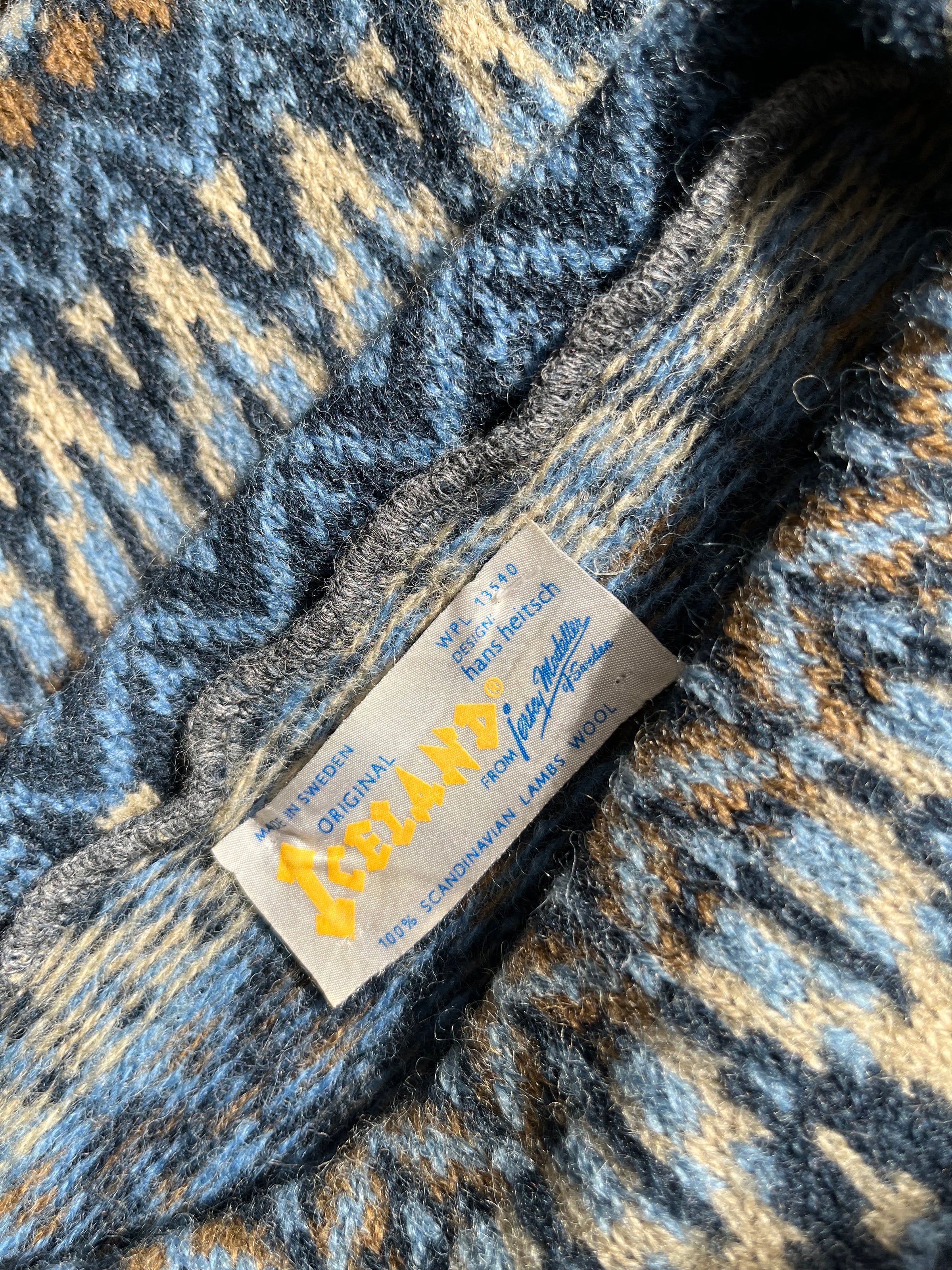 Pulover vintage din lână potrivit pentru S/M