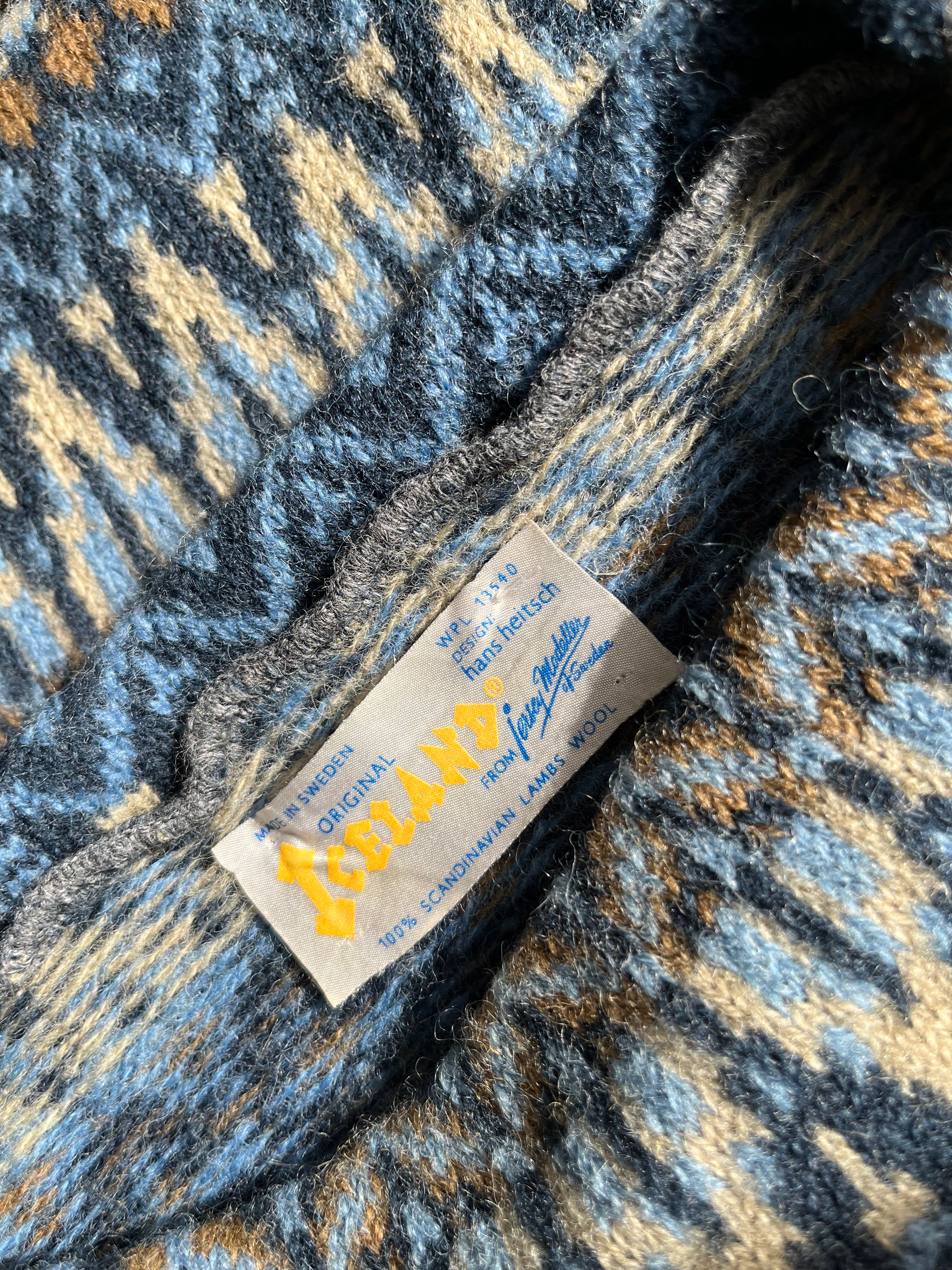 Pulover vintage din lână potrivit pentru S/M