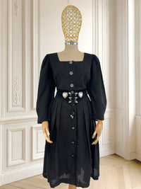 Rochie vintage cu nasturi metalici mărimea L
